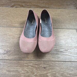 Allbirds Tree Breezer Flats Mauve Size 7 Women's Slip-On Machine Washable Fall